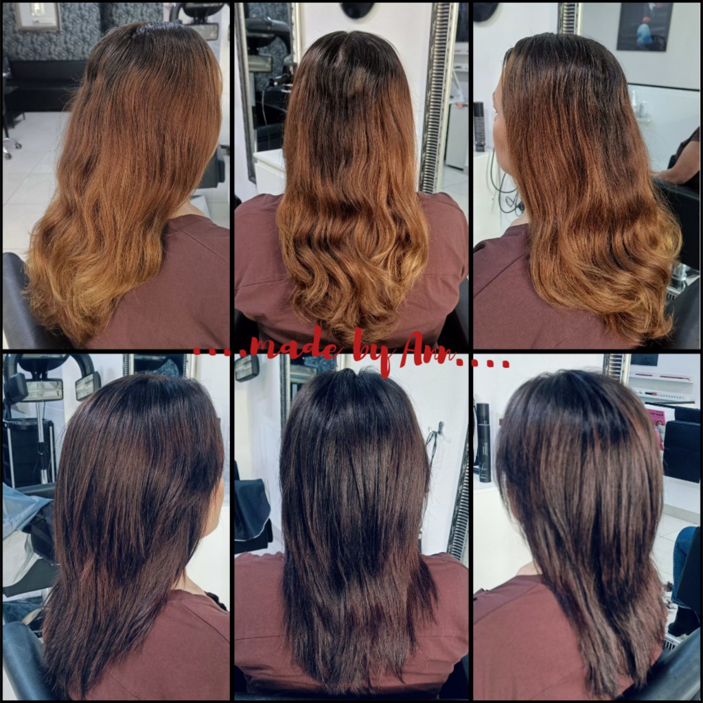 Metamorfoza włosów blond